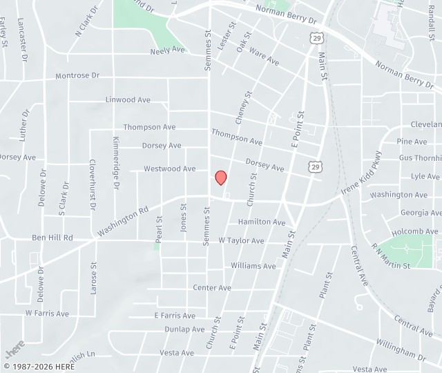 Location Map: 1777 Washington Road East Point, Georgia 30344