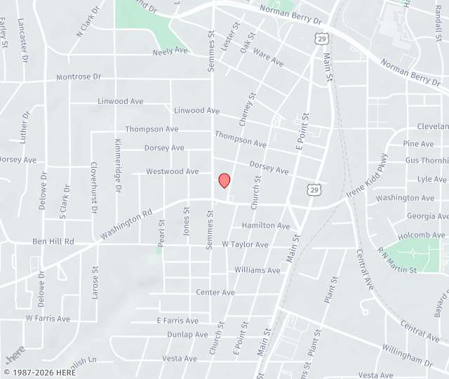 Location Map: 1777 Washington Road East Point, GA 30344